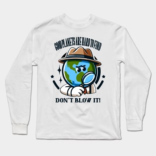 Earth Detective Conservation: Grow Green Long Sleeve T-Shirt